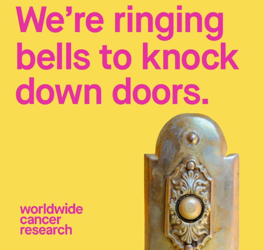 We're ringing bells to knock down doors