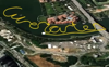 A screenshot of a Strava recording of a rowing team spelling out Curestarter