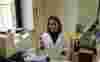 Renata Basto in the lab